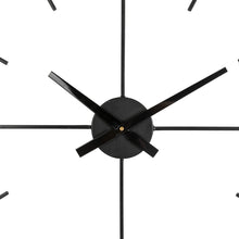 Load image into Gallery viewer, 31.90"D Oversized Modern Metal Golden & Black Novelty Wall Clock