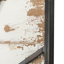 Load image into Gallery viewer, 31.5"H Oversized Farmhouse Wooden/Metal Rectangular Wall Clock