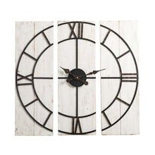 Load image into Gallery viewer, 31.50"D Oversized Farmhouse Wooden/Metal Wall Clock