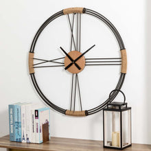 Load image into Gallery viewer, 31.90"D Oversized Modern Farmhouse Metal Wall Clock