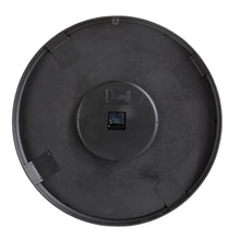 Load image into Gallery viewer, 27.50"D Oversized Vintage Round Black Gear Clock With Tempered Glass