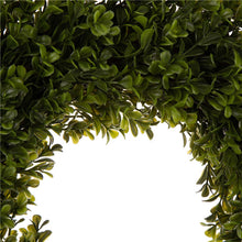 Load image into Gallery viewer, 18"D Artificial Boxwood Wreath