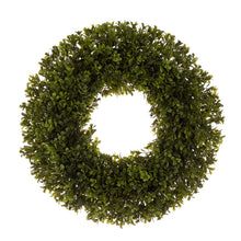 Load image into Gallery viewer, 18"D Artificial Boxwood Wreath