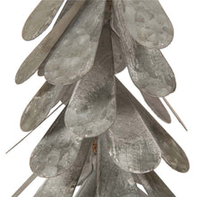 Load image into Gallery viewer, Galvanized Metal Christmas Table Tree Decor, Set of 2