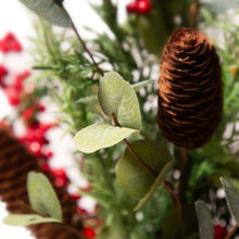 Load image into Gallery viewer, 20"H Christmas Floral Table Tree Décor