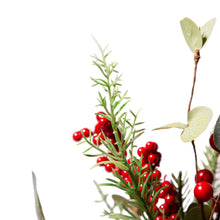 Load image into Gallery viewer, 20"H Christmas Floral Table Tree Décor