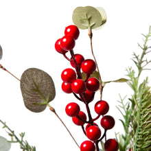 Load image into Gallery viewer, 20"H Christmas Floral Table Tree Décor