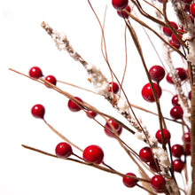 Load image into Gallery viewer, 16"H Christmas Red Berry Table Tree Décor