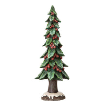 Load image into Gallery viewer, 20"H Resin Christmas Handcrafted Red Berry Table Tree Decor