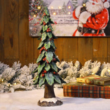Load image into Gallery viewer, 20"H Resin Christmas Handcrafted Red Berry Table Tree Decor
