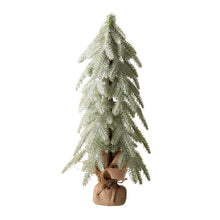 Load image into Gallery viewer, 22"H Lighted Frosted Artificial Table Tree
