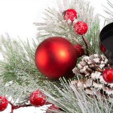 Load image into Gallery viewer, Glitted Berry Ornament Pinecone Candle Holder Centerpiece