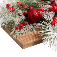 Load image into Gallery viewer, 20"L Christmas Metal "Joy" Floral Centerpiece Table Decor