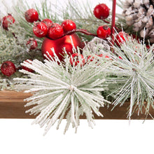 Load image into Gallery viewer, 20"L Christmas Metal "Joy" Floral Centerpiece Table Decor
