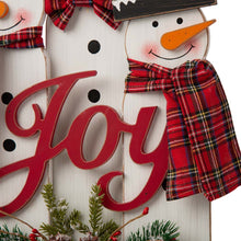 Load image into Gallery viewer, 18"H Wooden Snowman Family Table or Standing Decor