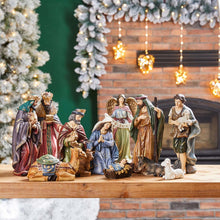 Load image into Gallery viewer, 12 Piece Oversized Resin Nativity Figurine Sets