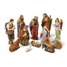 Load image into Gallery viewer, 12 Piece Resin Nativity Figurine Sets