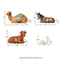 Load image into Gallery viewer, 12 Piece Resin Nativity Figurine Sets