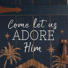 Load image into Gallery viewer, 24"H Wooden Nativity Wall Décor