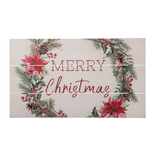 Load image into Gallery viewer, 24"L Wooden "Merry Christmas" Hanging Wall Decor