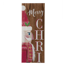 Load image into Gallery viewer, 60"H Wooden Christmas Nutcracker Porch Sign