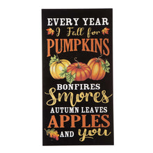 Load image into Gallery viewer, Double Sided Wooden Easel Porch Sign with One Changeable Sided Sign Board (Fall & Christmas)