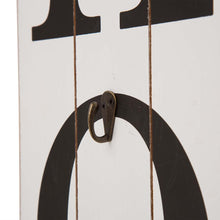 Load image into Gallery viewer, 42"H Wooden "Home" Porch Sign with 3 Interchangeable Floral Wreaths(Spring/ Fall/ Christmas)