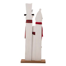 Load image into Gallery viewer, 35.43"H Wooden Snowman Family Porch Decor