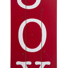 Load image into Gallery viewer, 40"H Lighted Wooden Sleigh "JOY" Porch Sign Board