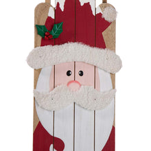 Load image into Gallery viewer, 42"H Wooden Sleigh Santa Porch Sign Board