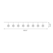 Load image into Gallery viewer, 72"L Metal Hanukkah Garland
