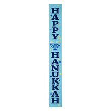 Load image into Gallery viewer, 60"H "HAPPY HANUKKAH" Wooden Porch Sign Board