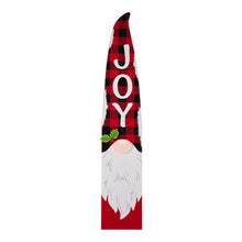 Load image into Gallery viewer, 42"H Wooden Christmas Gnome "JOY" Porch Sign Board