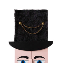 Load image into Gallery viewer, 42"H Wooden Nutcracker "PEACE" Porch Sign Board