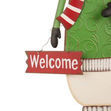 Load image into Gallery viewer, Set of 2 Metal Snowman & Santa Yard Stake or Standing Décor or Wall Décor
