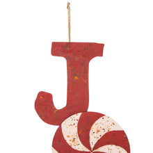 Load image into Gallery viewer, Set of 2 Rusty Metal "JOY" & "NOEL" Yard Stake or Wall Décor