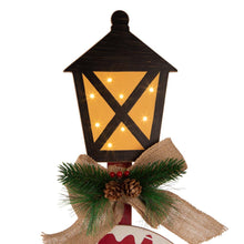 Load image into Gallery viewer, 42"H Wooden Christmas Yard Stake with LED Lights