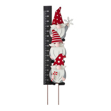 Load image into Gallery viewer, 36"H Lighted Wooden Gnome Snow Gauge Yard Stake or Wall Décor (2 Functions)