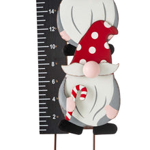 Load image into Gallery viewer, 36"H Lighted Wooden Gnome Snow Gauge Yard Stake or Wall Décor (2 Functions)