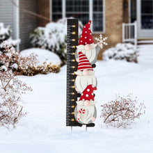 Load image into Gallery viewer, 36"H Lighted Wooden Gnome Snow Gauge Yard Stake or Wall Décor (2 Functions)