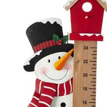 Load image into Gallery viewer, 40"H Snowman Snow Gauge Yard Stake or Wall Décor (2 Functions)