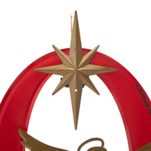 Load image into Gallery viewer, 36"H Metal "JOY" Angel Yard Stake or Standing Decor or Wall Décor with LED Lights (Three Functions)