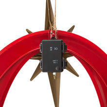 Load image into Gallery viewer, 36"H Metal "JOY" Angel Yard Stake or Standing Decor or Wall Décor with LED Lights (Three Functions)