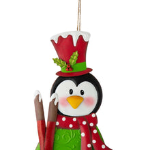 Load image into Gallery viewer, 36"H Metal Penguin Yardstake or Standing Décor or Wall Décor (3 Functions)