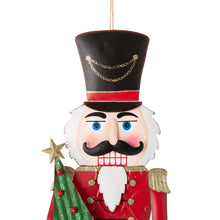 Load image into Gallery viewer, 36"H Metal Nutcracker Yardstake or Standing Décor or Wall Décor (3 Functions)
