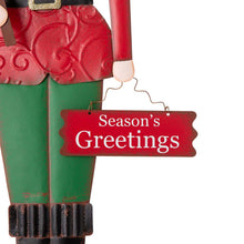 Load image into Gallery viewer, 36"H Metal Nutcracker Yardstake or Standing Décor or Wall Décor (3 Functions)