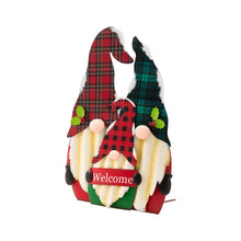 Load image into Gallery viewer, 30"H Metal Gnome Family Yard Stake or Standing Décor or Wall Décor (Three Functions)
