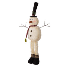 Load image into Gallery viewer, Telescoped Fabric Christmas Snowman Standing Décor