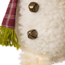 Load image into Gallery viewer, 28"H Fabric Christmas Snowman Shelf Sitter with Dangling Legs