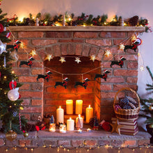 Load image into Gallery viewer, 72"L Metal Christmas Dog Garland